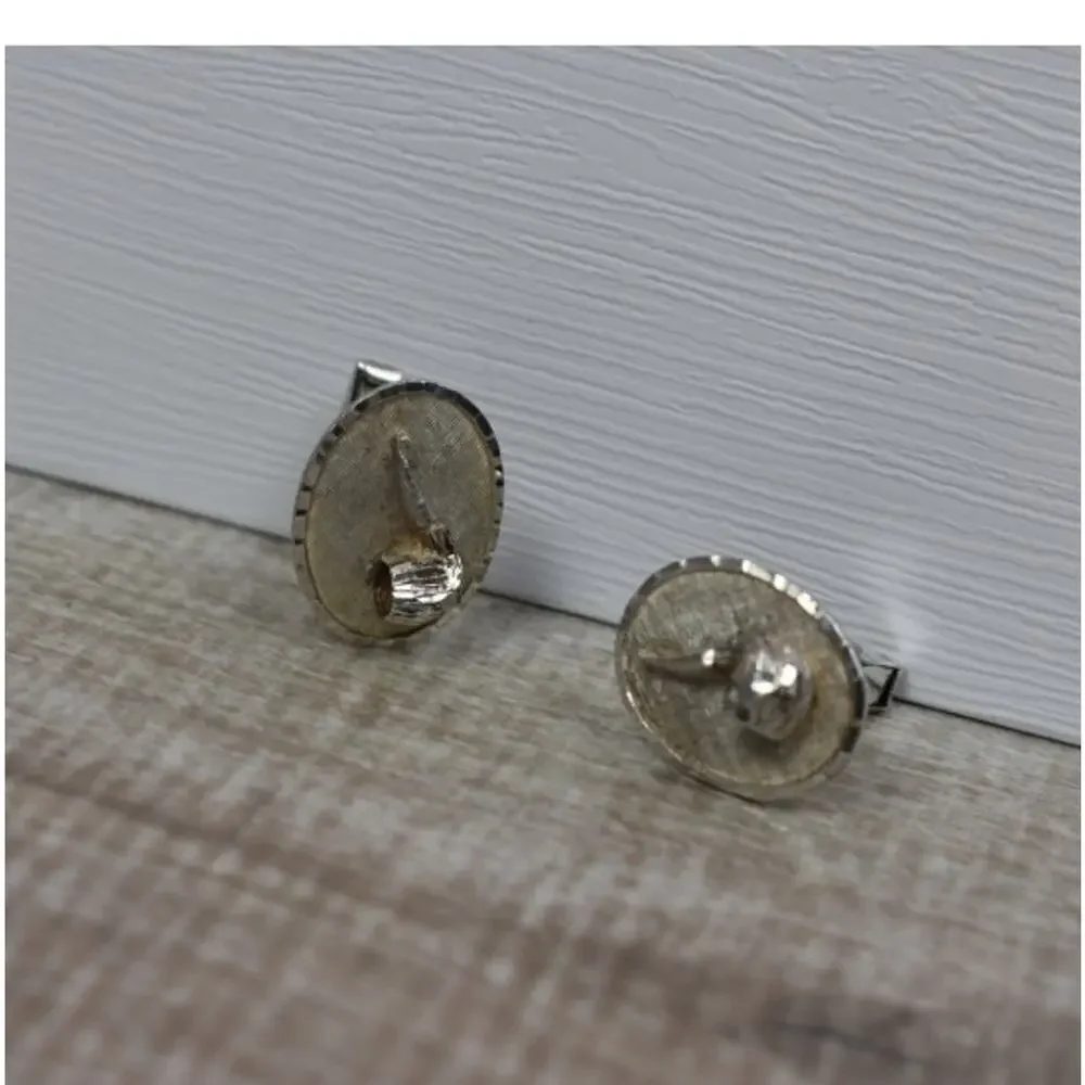 Men's Vintage 925 Sterling Silver Cufflinks Mexico